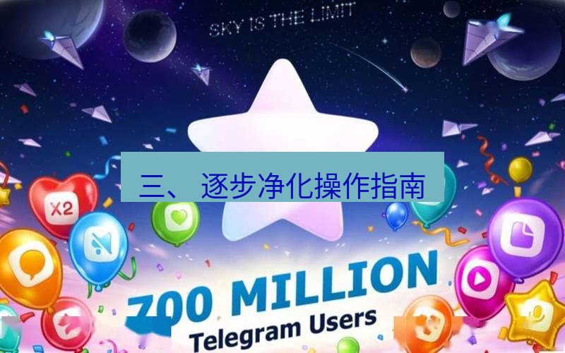Telegram下载安装包 三、 逐步净化操作指南