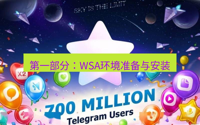 Telegram下载安装包 第一部分:WSA环境准备与安装