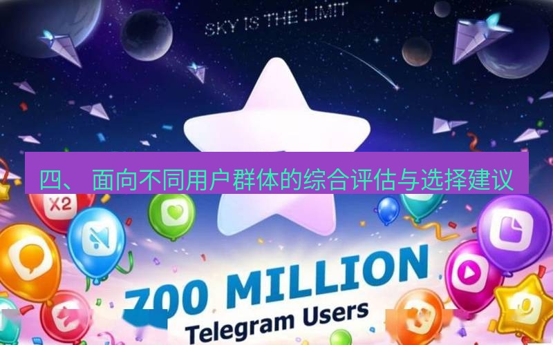 Telegram下载安装包 四、 面向不同用户群体的综合评估与选择建议