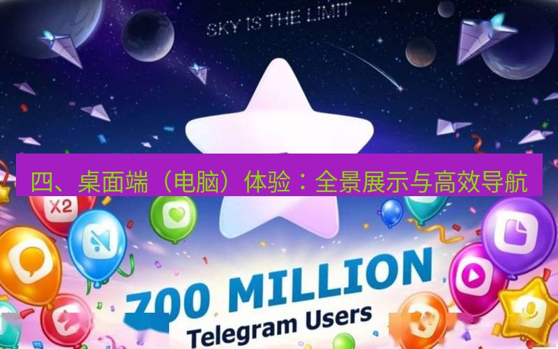 Telegram下载安装包 四、桌面端(电脑)体验:全景展示与高效导航