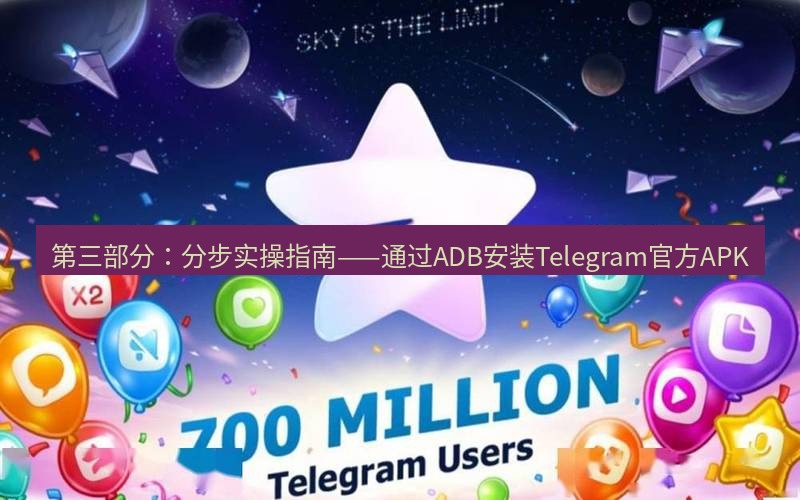 Telegram下载安装包 第三部分：分步实操指南——通过ADB安装Telegram官方APK