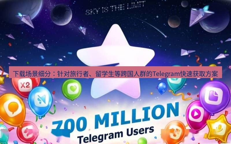 Telegram下载安装包 下载场景细分:针对旅行者、留学生等跨国人群的Telegram快速获取方案
